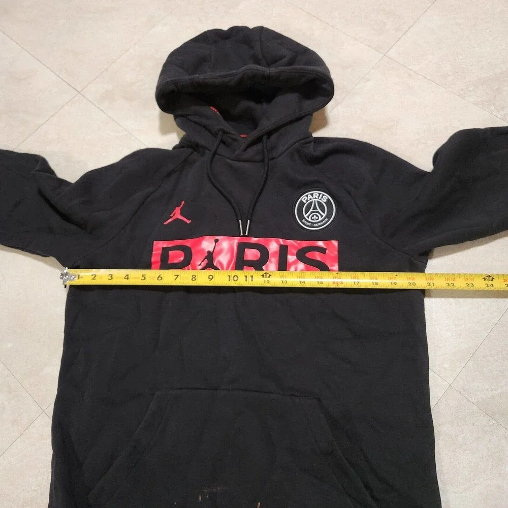 NIKE Air Jordan Paris Saint Germain Mens‎ M Medium STAINED Sweatshirt Hoodie
